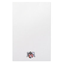 ice hockey goalie realistic vector illustration customized stationery