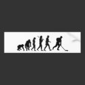 Ice Hockey Hockey Players Bumper Sticker bumper stickers