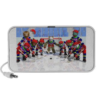 Ice hockey iPod speakers