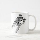 Ice Hockey Languages Text Art Coffee Mugs