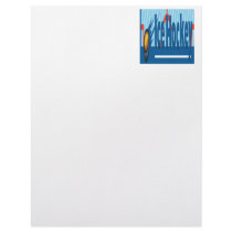 Ice Hockey Personalized Letterhead
