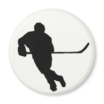 Ice Hockey Magnet by hurley0940 Ice Hockey Magnet