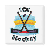 Ice Hockey Magnets by pacificsportsgifts Ice Hockey Magnets