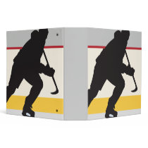 ice hockey player on the move binders