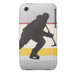 ice hockey player on the move iphone 3 case-mate case