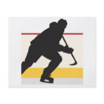 ice hockey player on the move personalized flyer