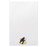 ice hockey player on the move custom stationery
