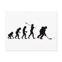 Ice Hockey Player Postcard