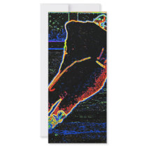 Ice Hockey Player Full Color Rack Card