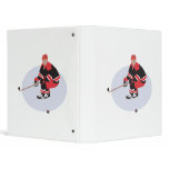 ice hockey player ready to strike binders