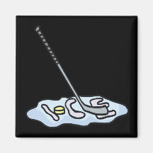 Ice Hockey Refrigerator Magnets