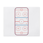 ice hockey rink graphic flyers