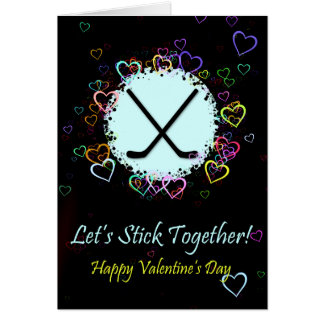 Hockey Valentine Cards | Zazzle