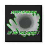 Ice Hole Fridge Magnets