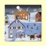 Ice House Pond Magnet magnets