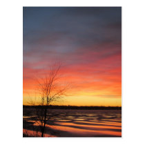 Ice Lake Sunset Postcard