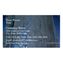 Ice landscape business card templates