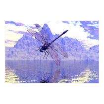 Ice Mountain Dragonfly posters by deleas Ice Mountain Dragonfly posters