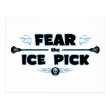 Ice Pick - blue Postcards