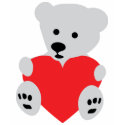ice polar bear love heart t-shirts by Tomaniac ice polar bear love heart t-shirts