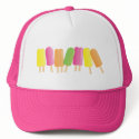 Ice-Pop Line-Up hats by candystore Ice-Pop Line-Up hats