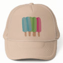 Ice Pop Trio hats by lovemysweets Ice Pop Trio hats