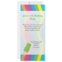 Ice Pops and Rainbows invitations by candystore Ice Pops and Rainbows invitations