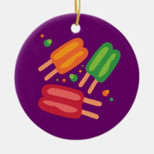 Ice Pops Christmas Ornament