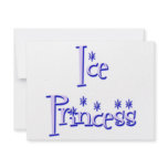 Ice Princess Personalized Invitations