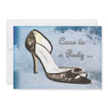 Ice Princess Lace Pumps Invitation
