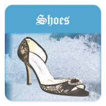 Ice Princess Lace Pumps Sticker