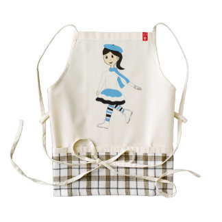 Ice Princess Zazzle HEART Apron