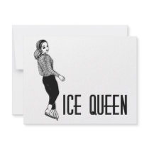 Ice Queen Skating lovers gifts! invitations