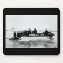 Ice Racing, Duluth, 1910s Mouse Pad