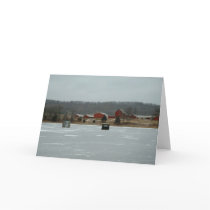 Ice shacks card by sonotcool Ice shacks card