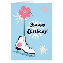 Ice Skate Card