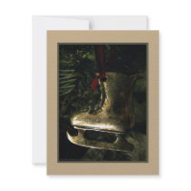 Ice Skate Ornament Invitation