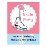 Ice Skate Postcard