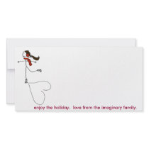 Ice Skater Photo Card