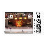 Ice Skaters at Rockefeller Center Postage