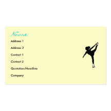 Ice Skaters' Card Business Card