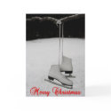 Ice Skates Christmas Card