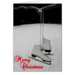 Ice Skates Christmas Card