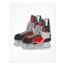 Ice Skates Personalized Invitation