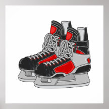 Ice Skates Print