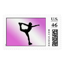 ice skating 1 stamp
