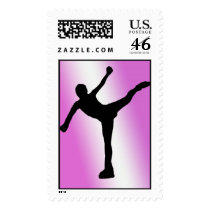 ice skating 2 stamp