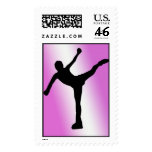 ice skating 2 stamp