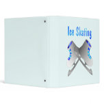 Ice Skating Vinyl Binder