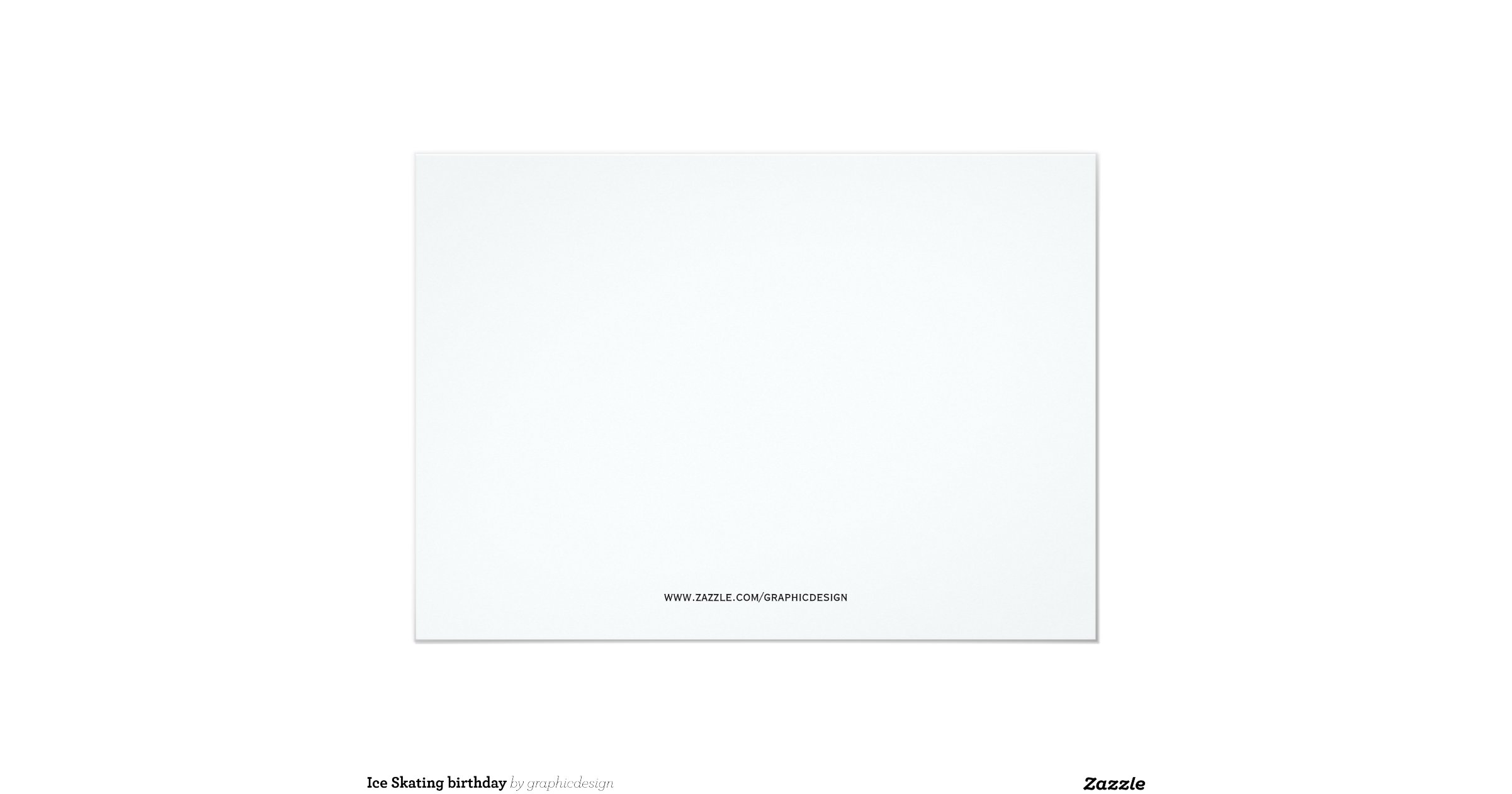 Ice Skating Party Invitations & Announcements | Zazzle